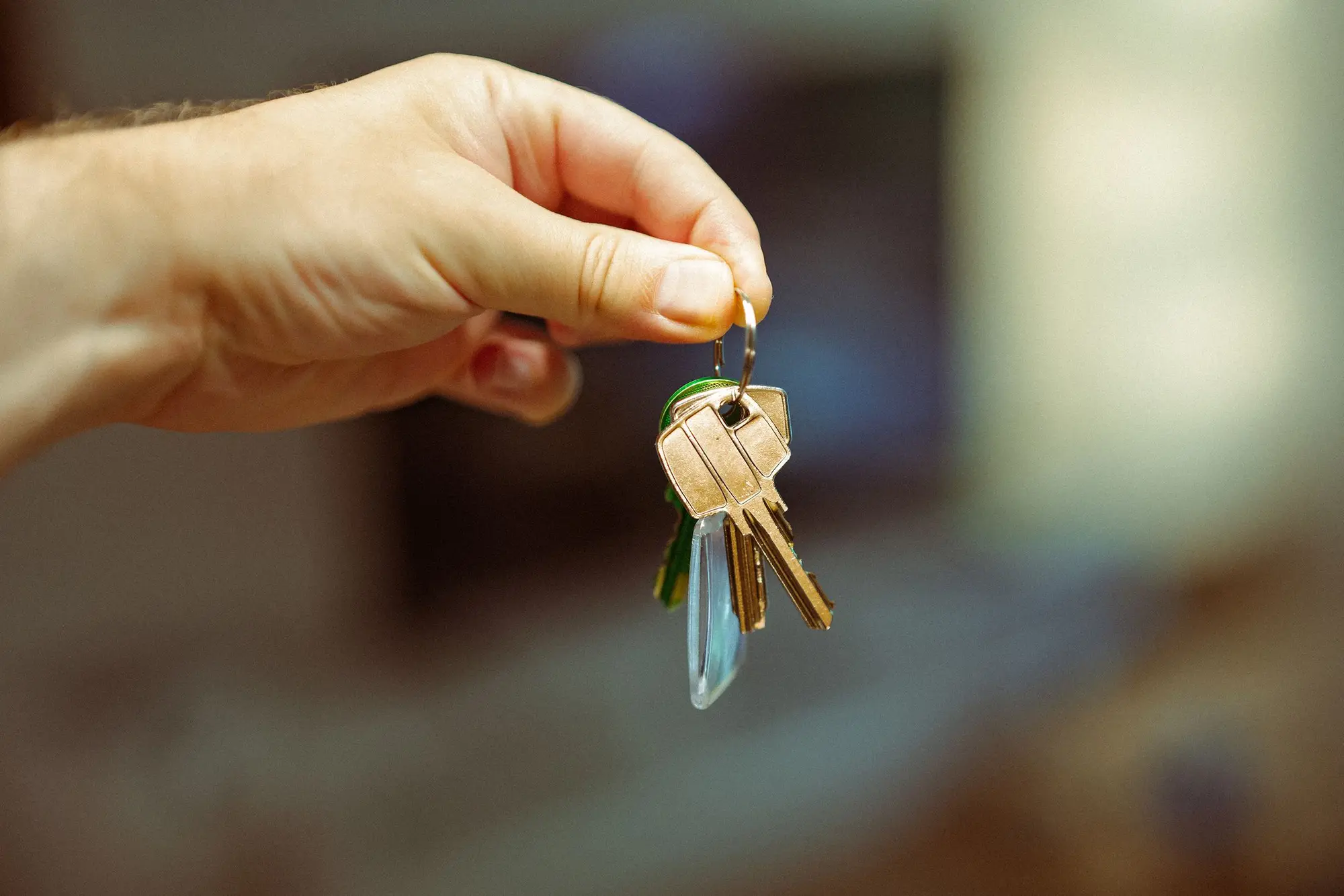 New renter holding the keys to a Southwest Florida home